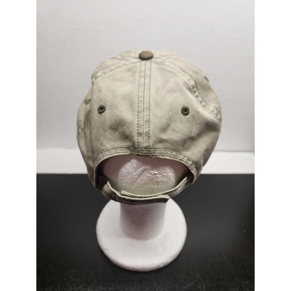 Guinness Khaki Embroidered Shamrock Cap Dublin Ireland Adjustable Strapback Hat - Picture 4 of 10